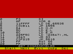Running screen