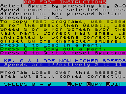 Running screen