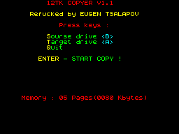 Running screen
