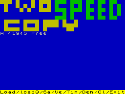 Running screen