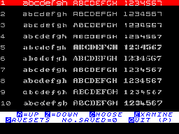Running screen