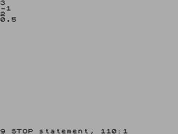 Running screen