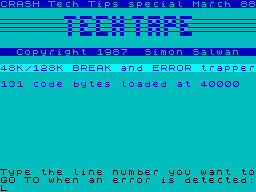 Running screen