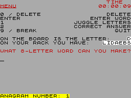 Running screen