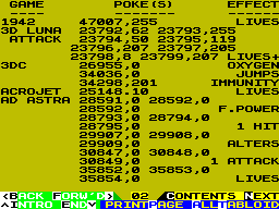 Running screen