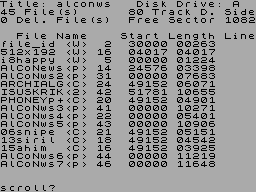Running screen