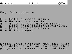 Running screen