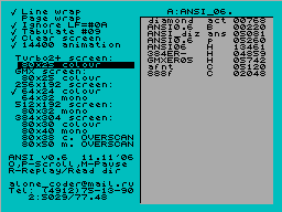 Running screen