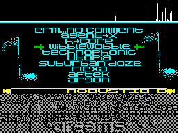 Running screen