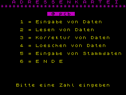 Running screen