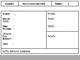 Running screen