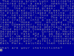 Running screen
