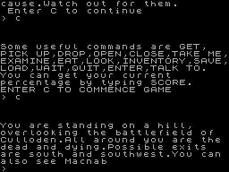 Running screen