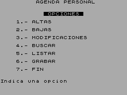 Running screen