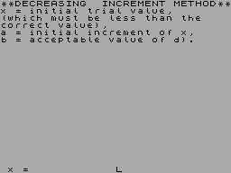 Running screen
