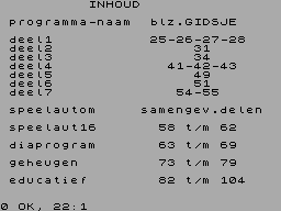Running screen