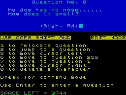 Running screen