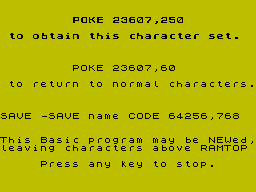 Running screen