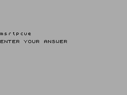 Running screen