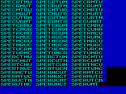 Running screen