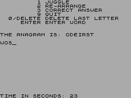 Running screen