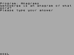 Running screen