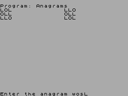 Running screen
