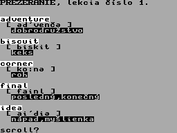 Running screen