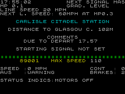 Running screen