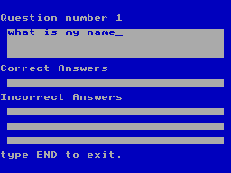 Running screen