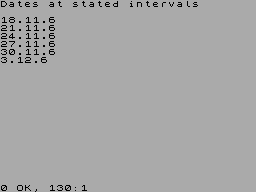 Running screen