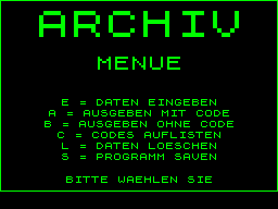 Running screen