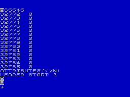Running screen