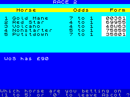 Running screen