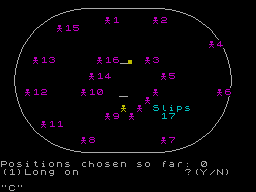 Running screen