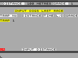 Running screen