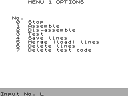 Running screen