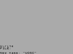 Running screen