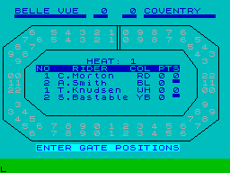 Running screen