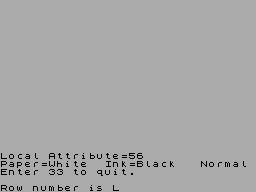 Running screen