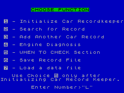 Running screen