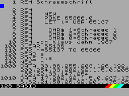 Running screen