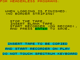 Running screen