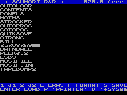 Running screen
