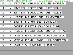Running screen
