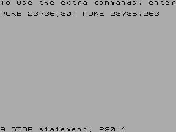 Running screen