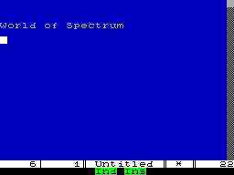 Running screen