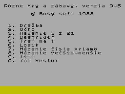 Running screen