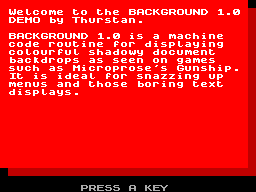 Running screen