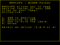 Running screen